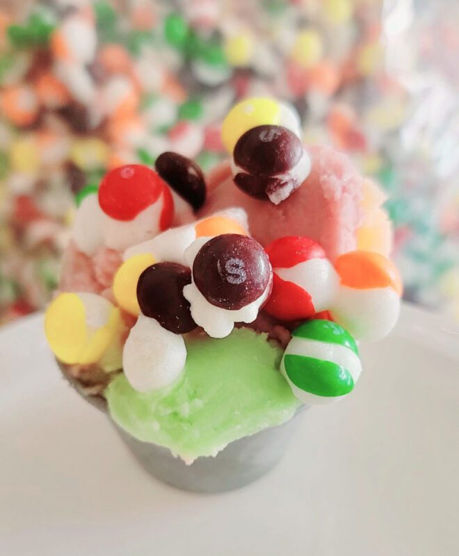 Close up on Crackle Candy.