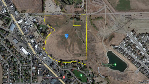 Aerial map of proposed property for Blackacre Ranch.